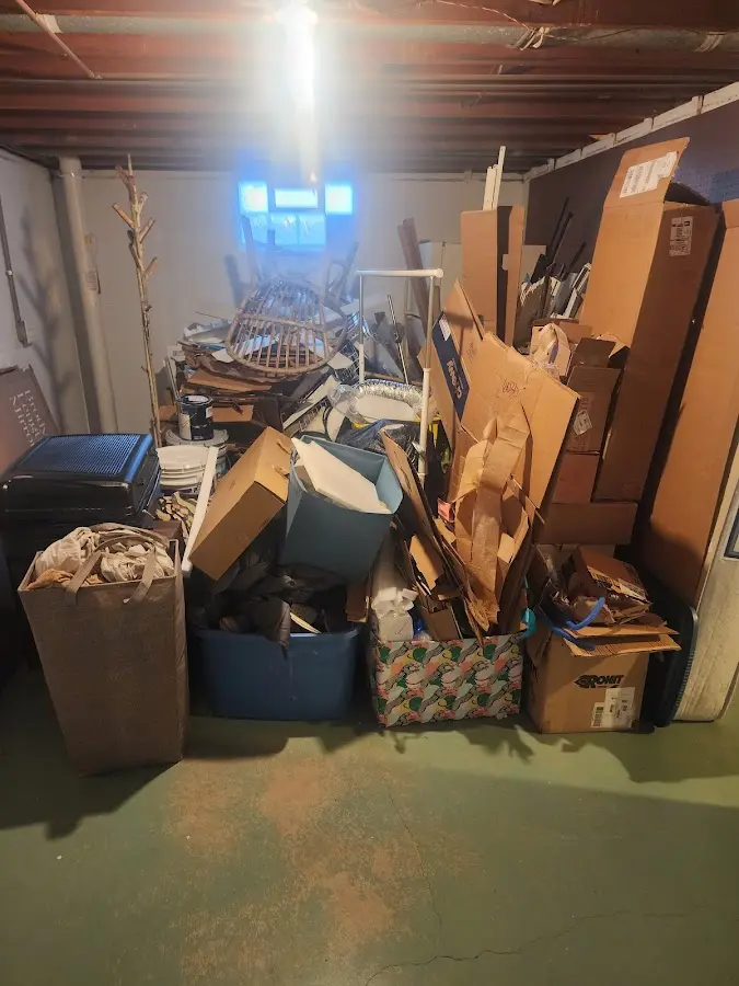 Roll-off dumpster container at job site for 20 Yard Dumpster Rental in Belen